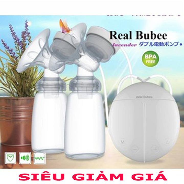 Máy Hút Sữa Điện Đôi Real Bubee Cho Mẹ
