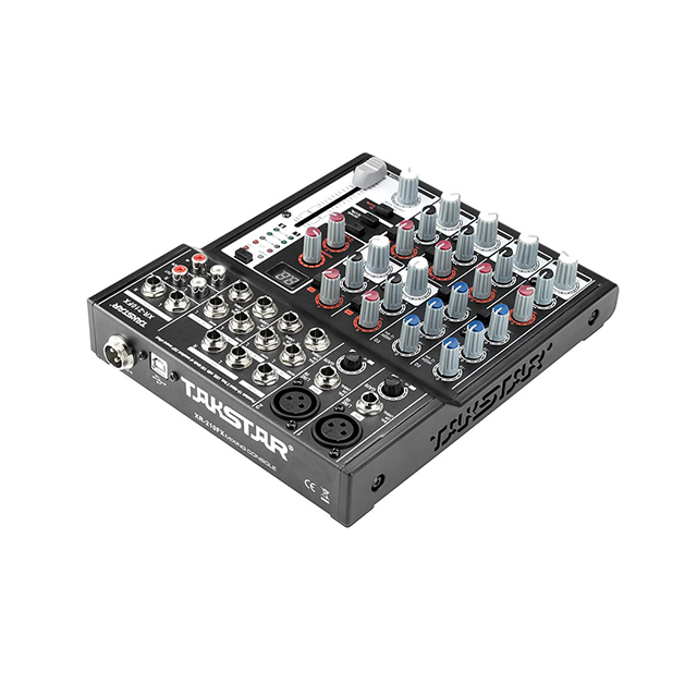Mixer thu âm USB 10 cổng có effect Takstar XR-210FX