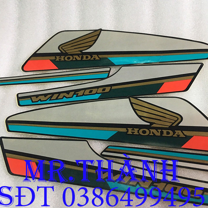 Bộ Tem 3 Lớp Xe Win 100 Đời 96