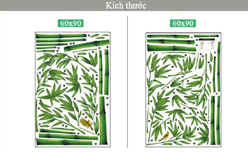 [HCM]Giấy dán tường cây tre phong thủy