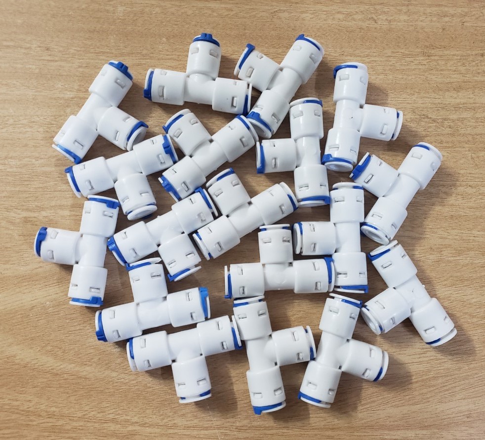 Cút Nối Chữ T Dây 6mm (Dùng Cho Máy Lọc Nước - Máy Phun Sương)