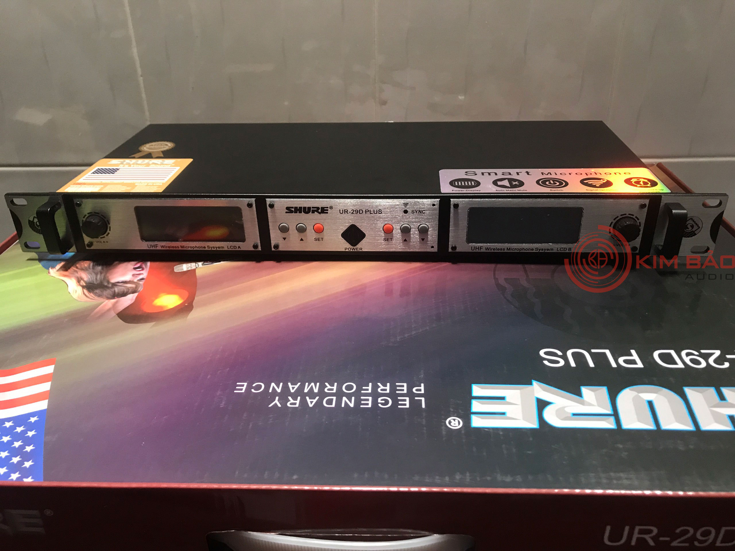 [HCM]Micro Shure UR 29D Plus - Micro Shure 4 râu