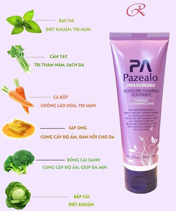 SỮA RỬA MẶT NGỪA MỤN PAZEALO