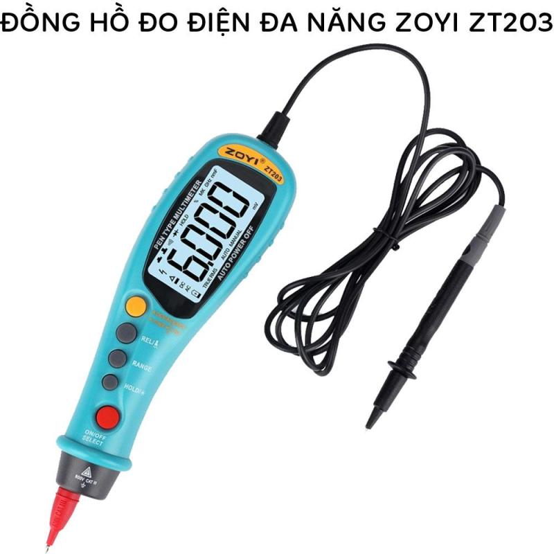 Đồng hồ đo điện tự động đa năng ZOYI ZT203 (True RMS / DC/AC Voltage & NVC Test / 6000 Count)
