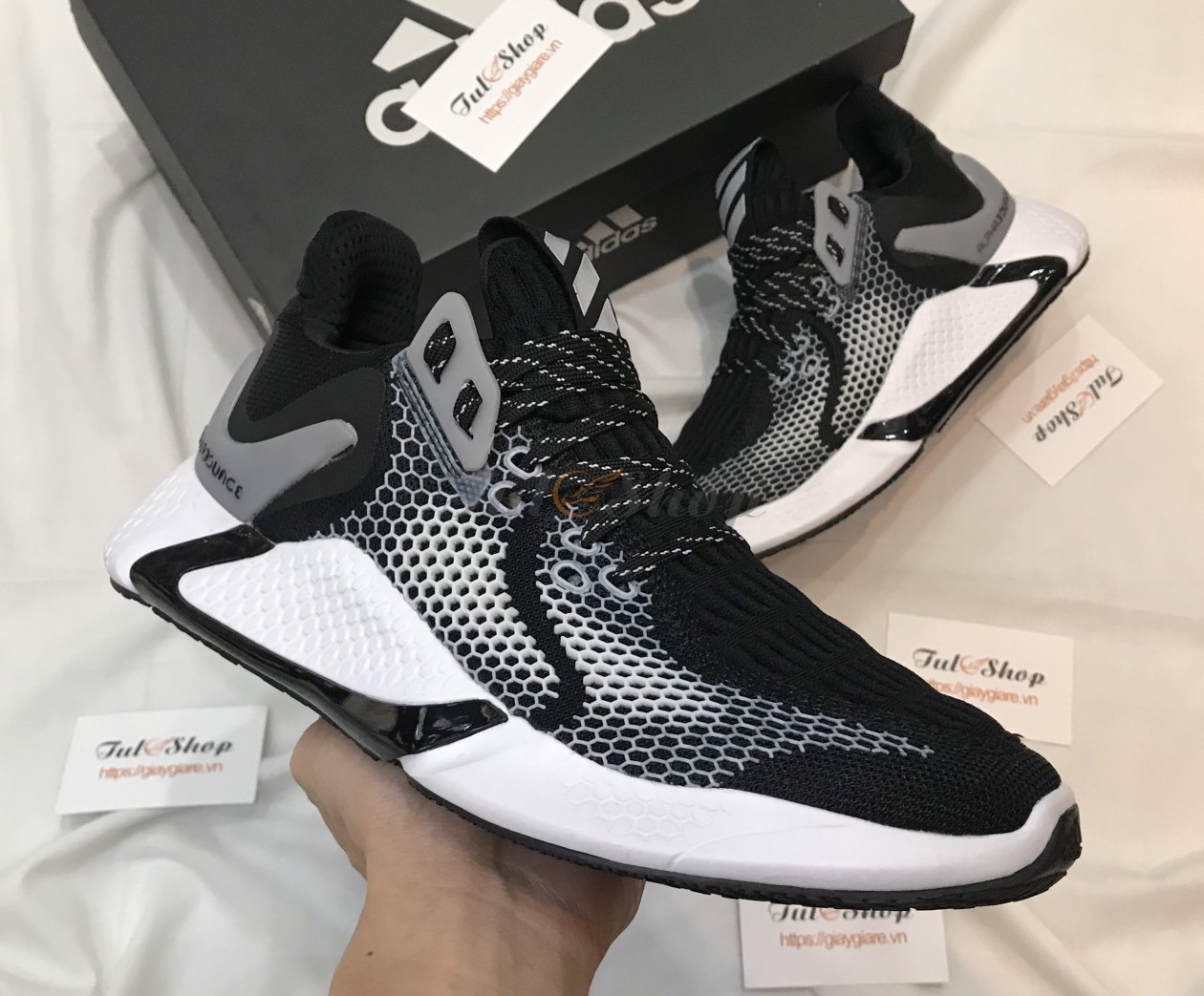 Giày Thể Thao ALPHA CORE BLACK Nam , Nữ Cao Cấp (Full Box)