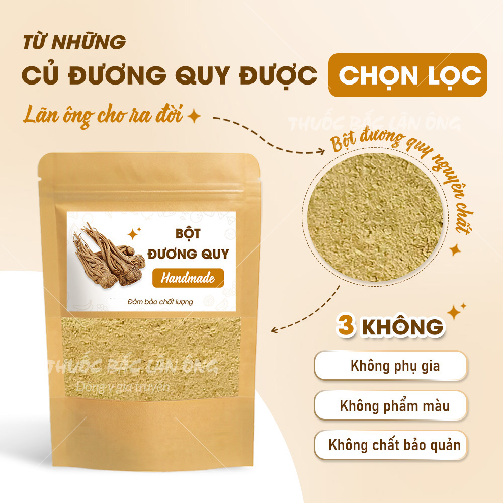 Bột đương quy 100g (Bột sâm đương quy nguyên chất nghiền mịn)
