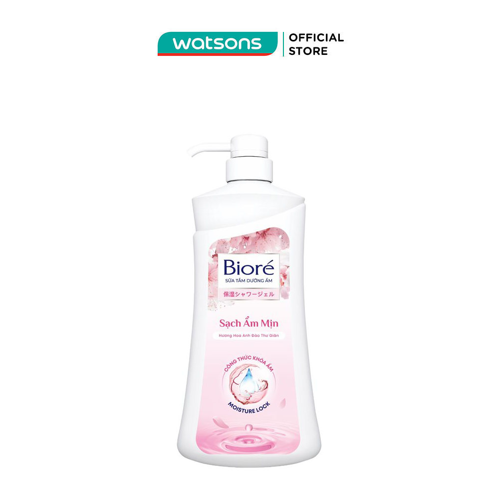 Sữa tắm biore dưỡng da hoa anh đào 530g