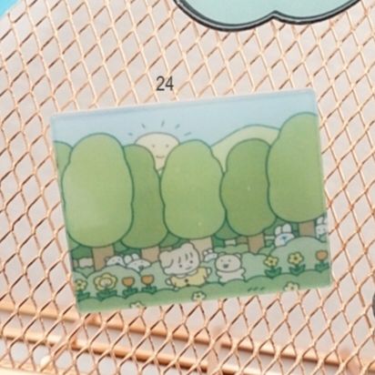Phụ kiện sticker cài trang trí túi balo họa tiết gấu thỏ Ovan.vn PK806