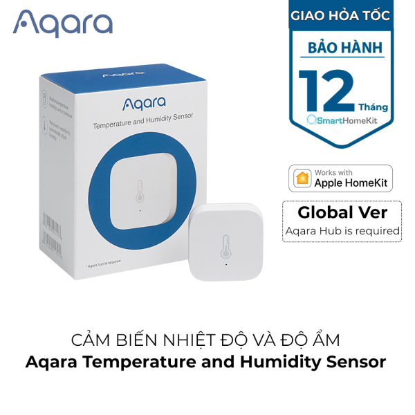 Bảng giá Cảm biến nhiệt độ và độ ẩm Aqara Zigbee tương thích Apple HomeKit (Cần có Aqara HUB)