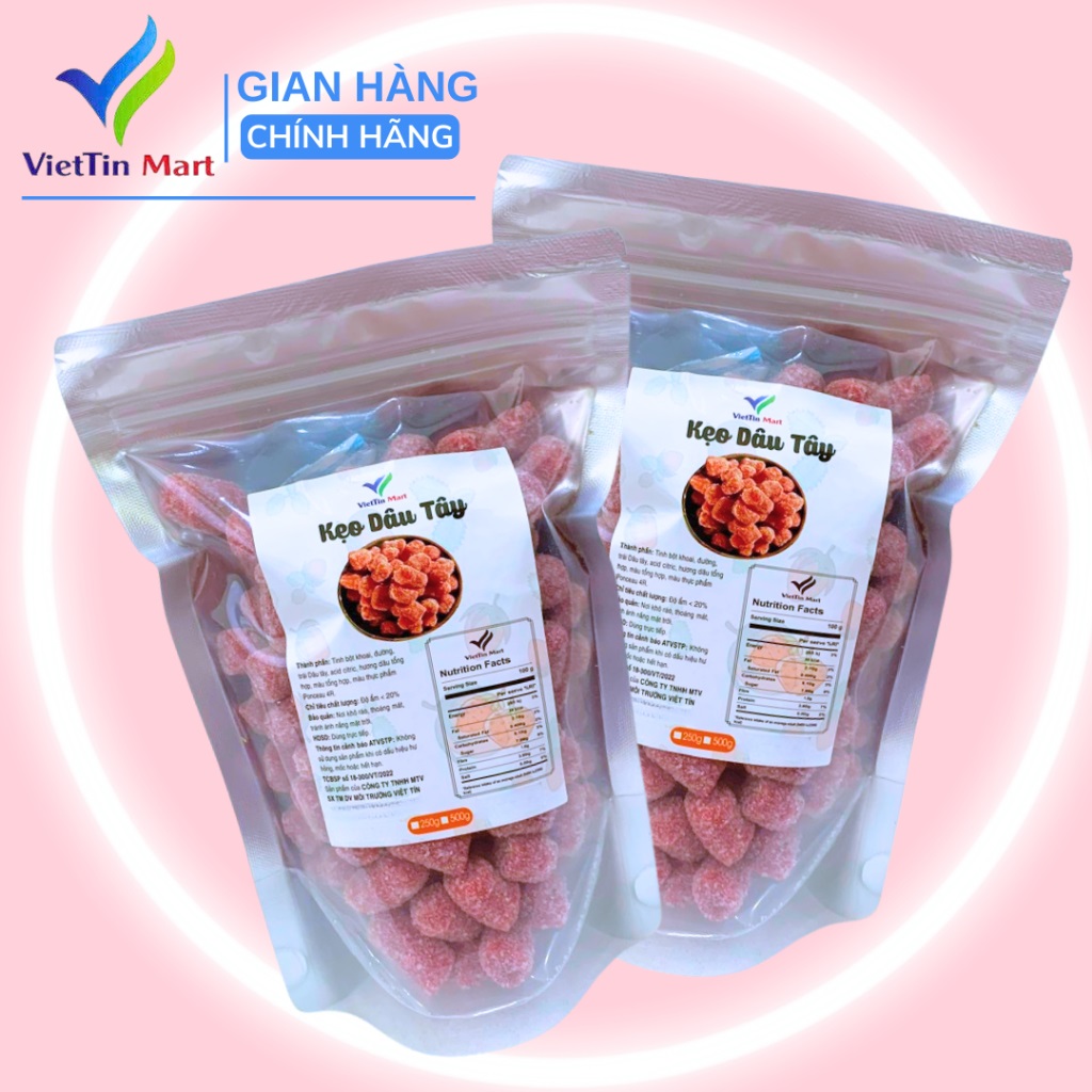 500G  KẸO DÂU TÂY