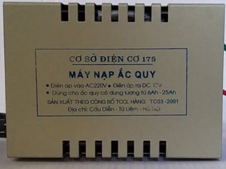máy nạp ắc quy 12v.25ah.dành cho xe máy
