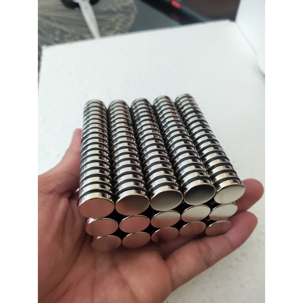 Nam châm đất hiếm 15x3mm - Lực từ N35 siêu mạnh