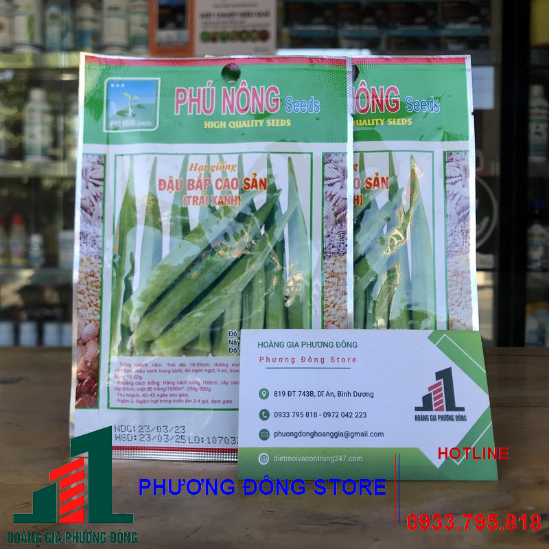 Hạt giống đậu bắp cao sản gói 10g