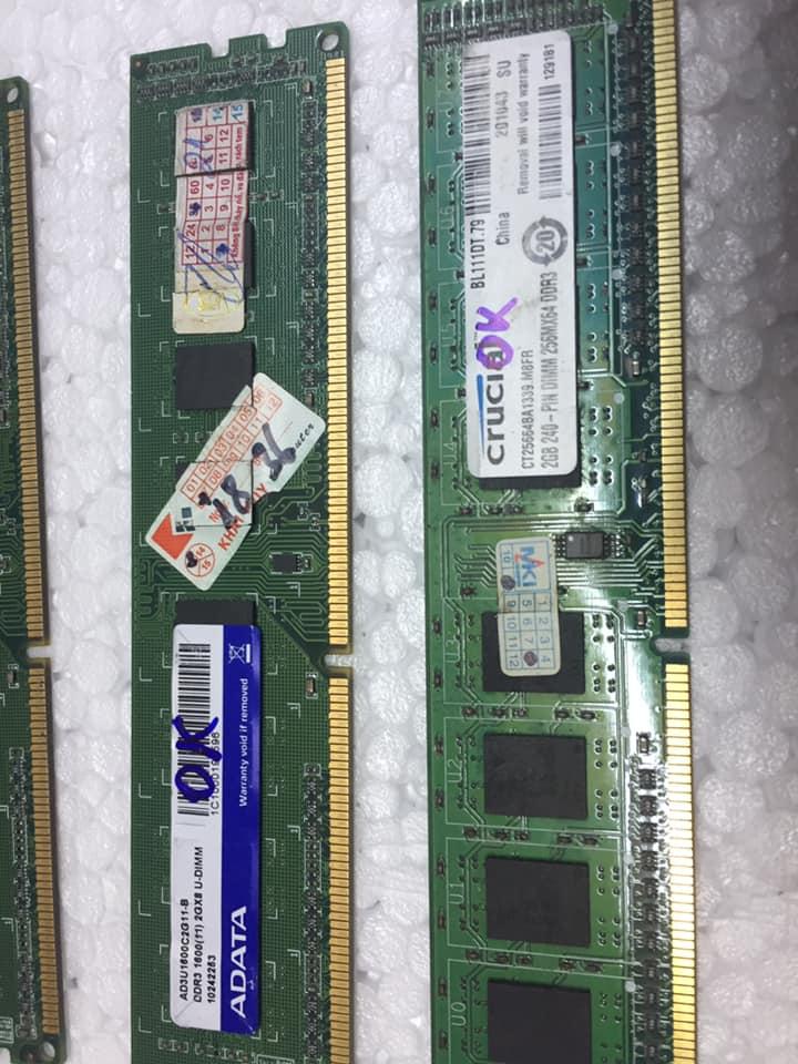 RAM DDR3 2G Bus 1066 Bus 1333 cho Máy tính PC