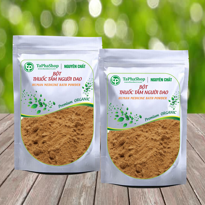 Bột lá tắm người Dao Đỏ 500g - Tấn Phát
