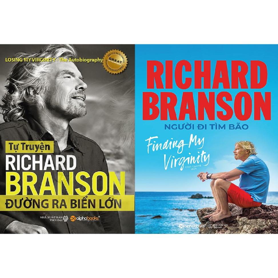 Sách richard branson: đường ra biển lớn + người đi tìm bão - alphabooks - bản quyền