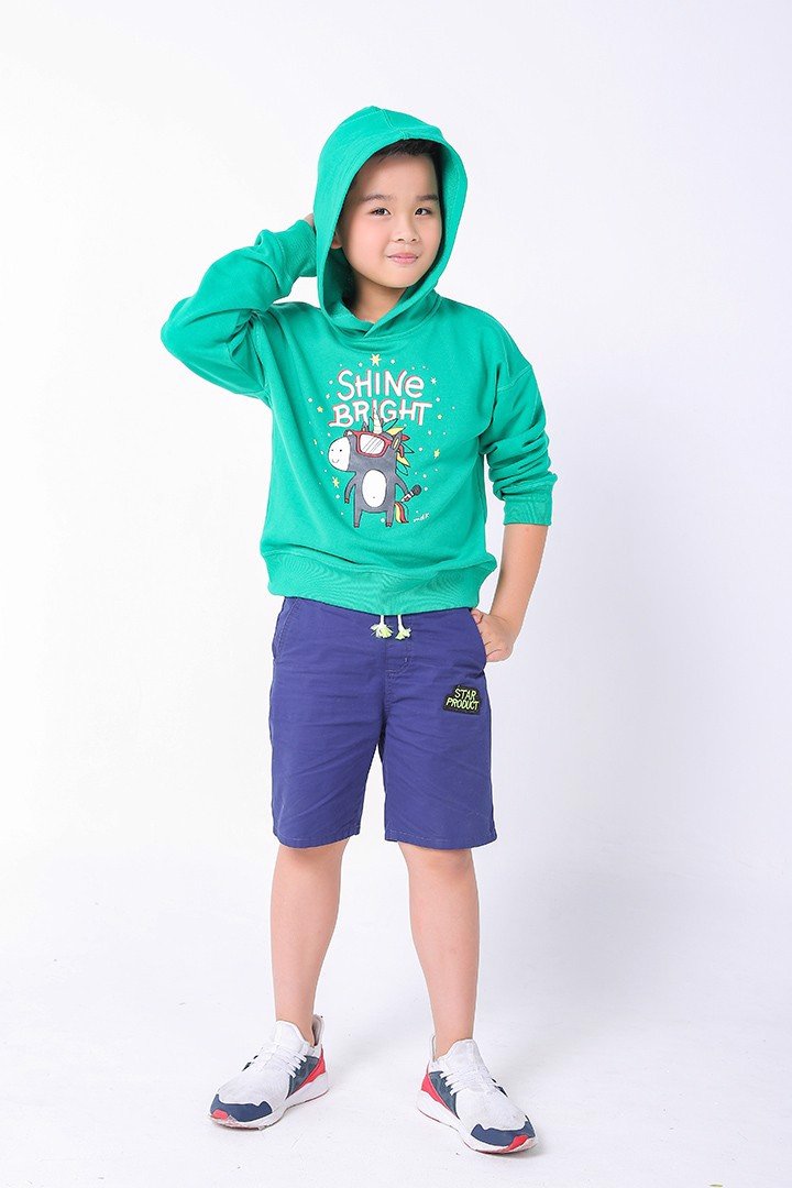 Quần short bé trai Twill Pull-on