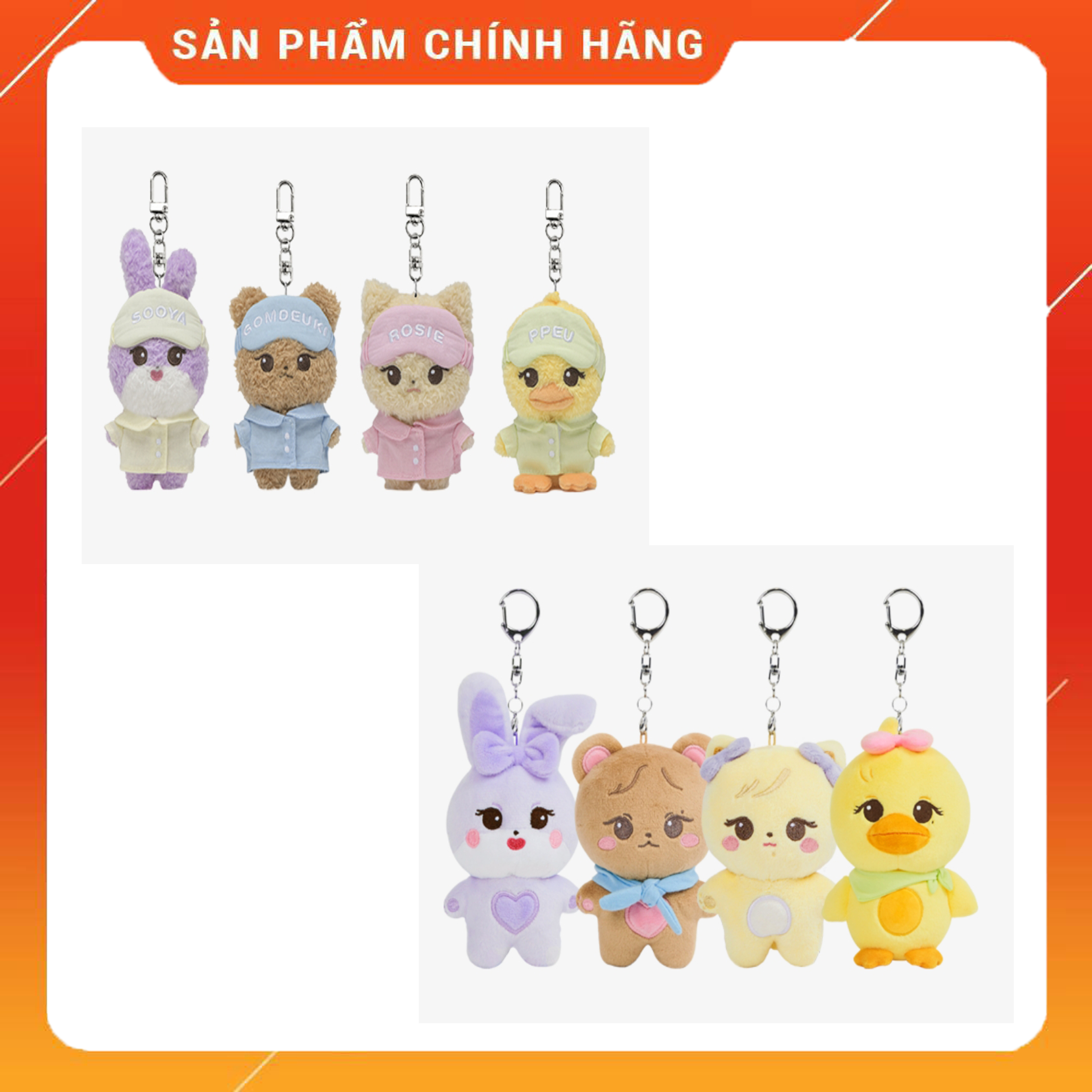 Chính hãng Blackpink Character mini Keyring