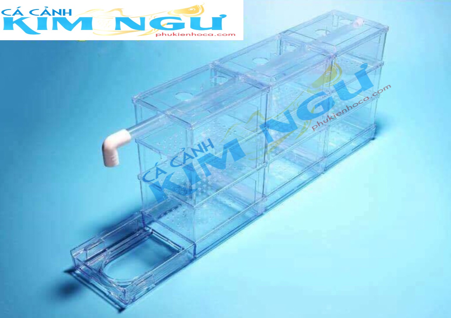 Bộ Lọc Dàn Mưa Mica Lọc Nước Hồ Cá 75cm (3Tầng*4Dãy)