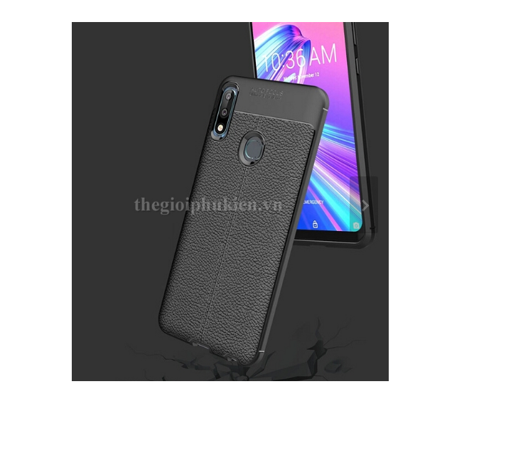 Ốp lung silicon dẻo vân da cho Realme 3 pro