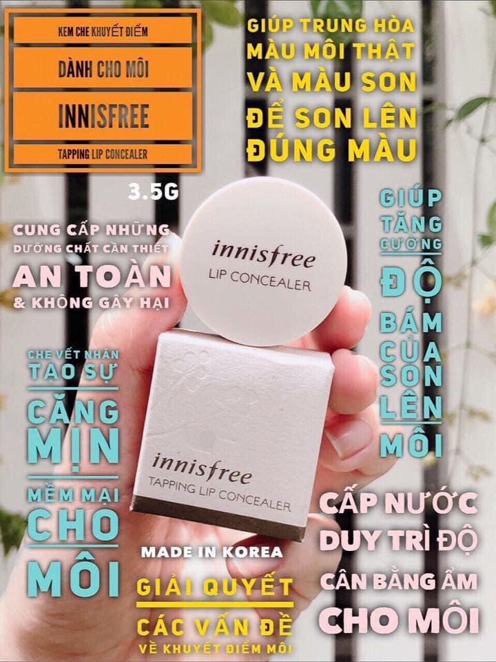 Kem Che Khuyết Điểm Môi Innisfree Tapping Lip Concealer