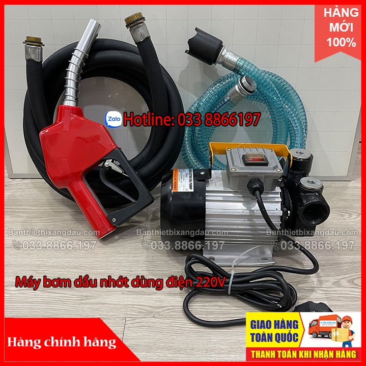 Bộ máy bơm dầu Diesel giá rẻ dùng điện 220V