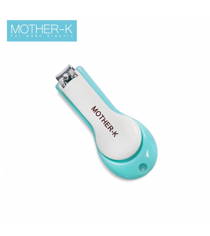 Bộ cắt móng tay có nhíp vệ sinh mũi MotherK (Trắng xanh)