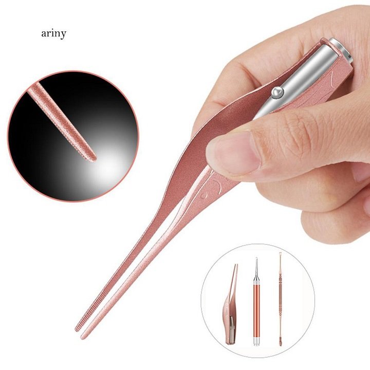 ⛔GIADUNGHOALONG⛔ BỘ lấy ráy tai có đèn (LOẠI HỘP ĐỒNG)