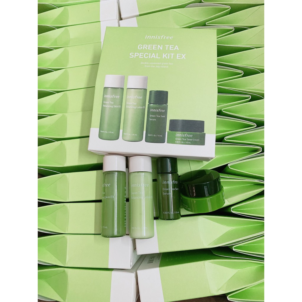 Bộ Dưỡng Trà Xanh Mini Innisfree Greentea Special Kit Ex.