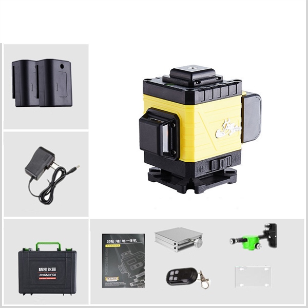 Máy cân bằng laser 8 tia 2 pin hộp nhựa
