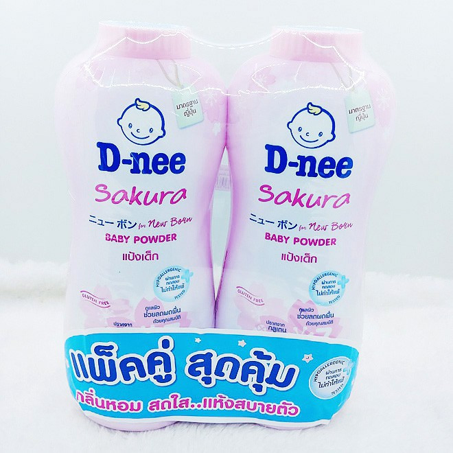 Phấn Rôm Dnee Baby Powder 380g Thái Lan