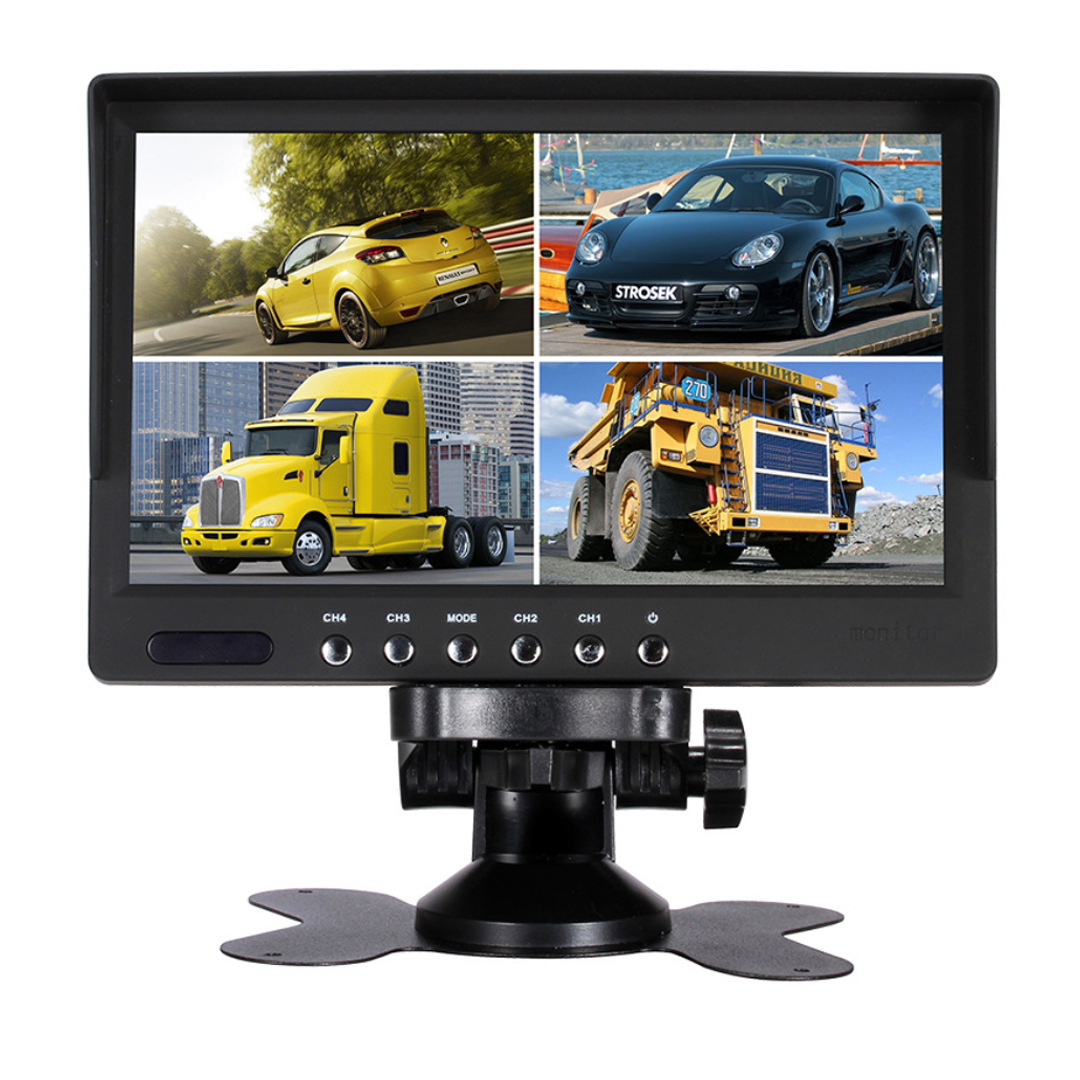 Xem cùng lúc 4 camera, Màn hình taplo 7 inch, (không bao gồm camera)