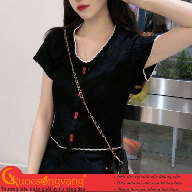 Áo crop top nữ áo kiểu nữ ngắn GLA314 Cuocsongvang