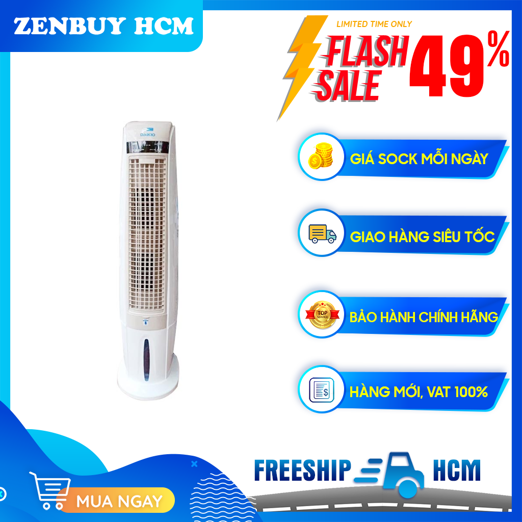 [HCM][Trả góp 0%]Máy làm mát không khí Daikiosan DKA-03500B