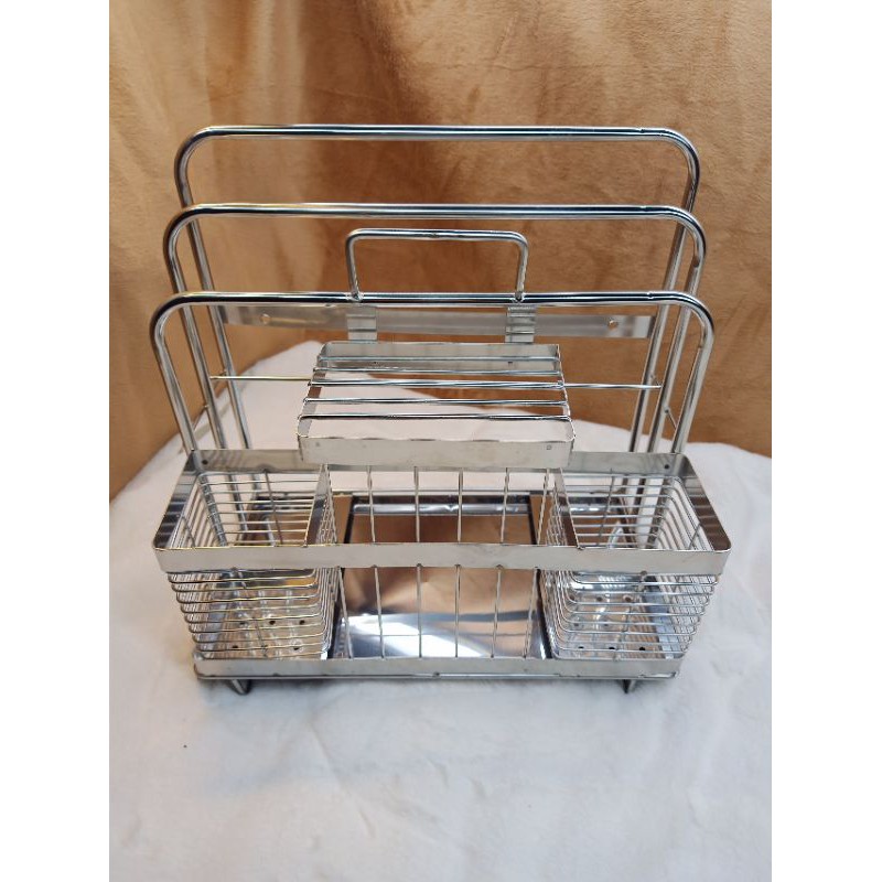 Kệ để dao, đũa, thìa bằng inox