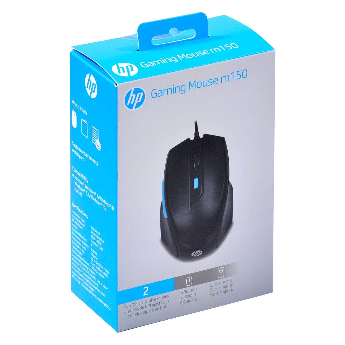 Chuột Mouse có dây HP M150. Dùng cổng USB