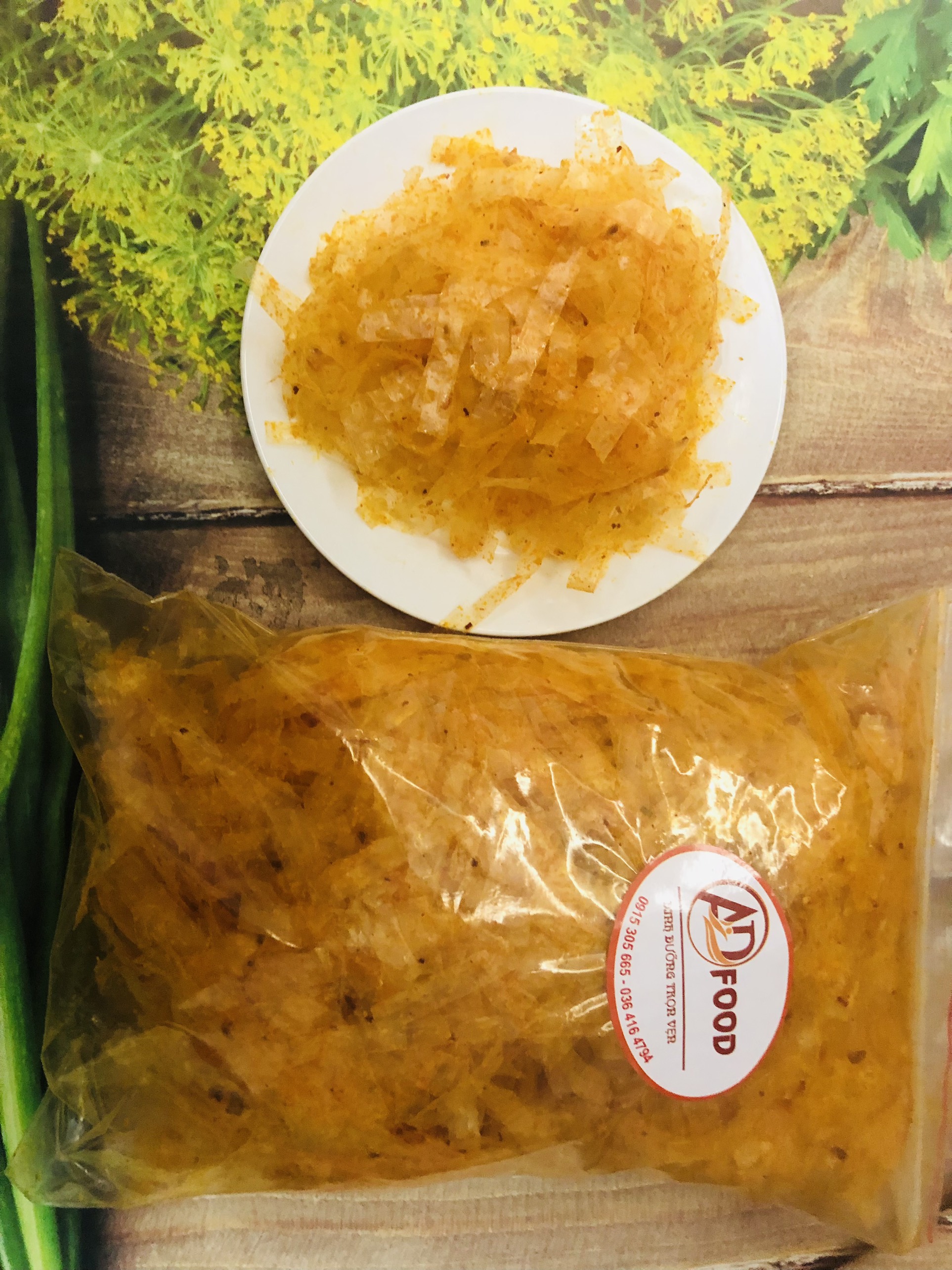 bánh tráng sợi sa tế Long An gói 500g