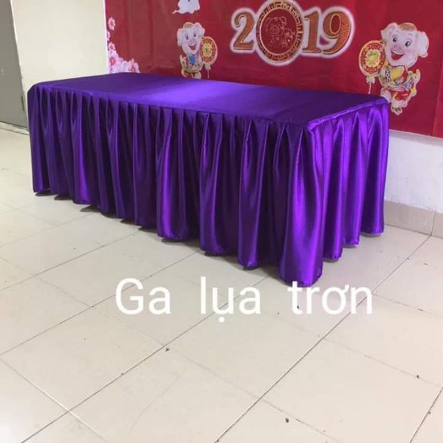 Ga lụa, ga phi bóng spa tặng kèm vỏ gối (may trong 2 ngày)