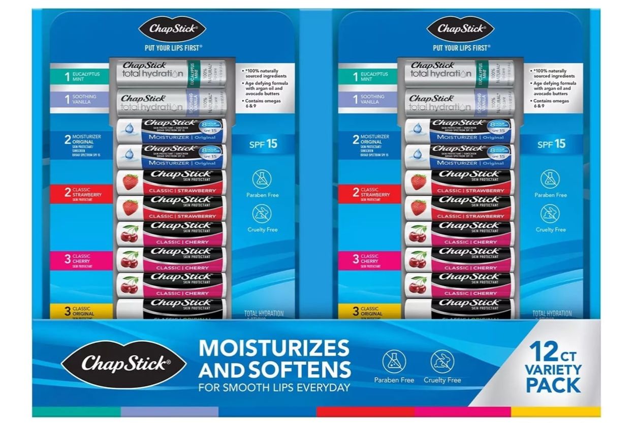 Son dưỡng môi mềm mại Chapstick 6 loại