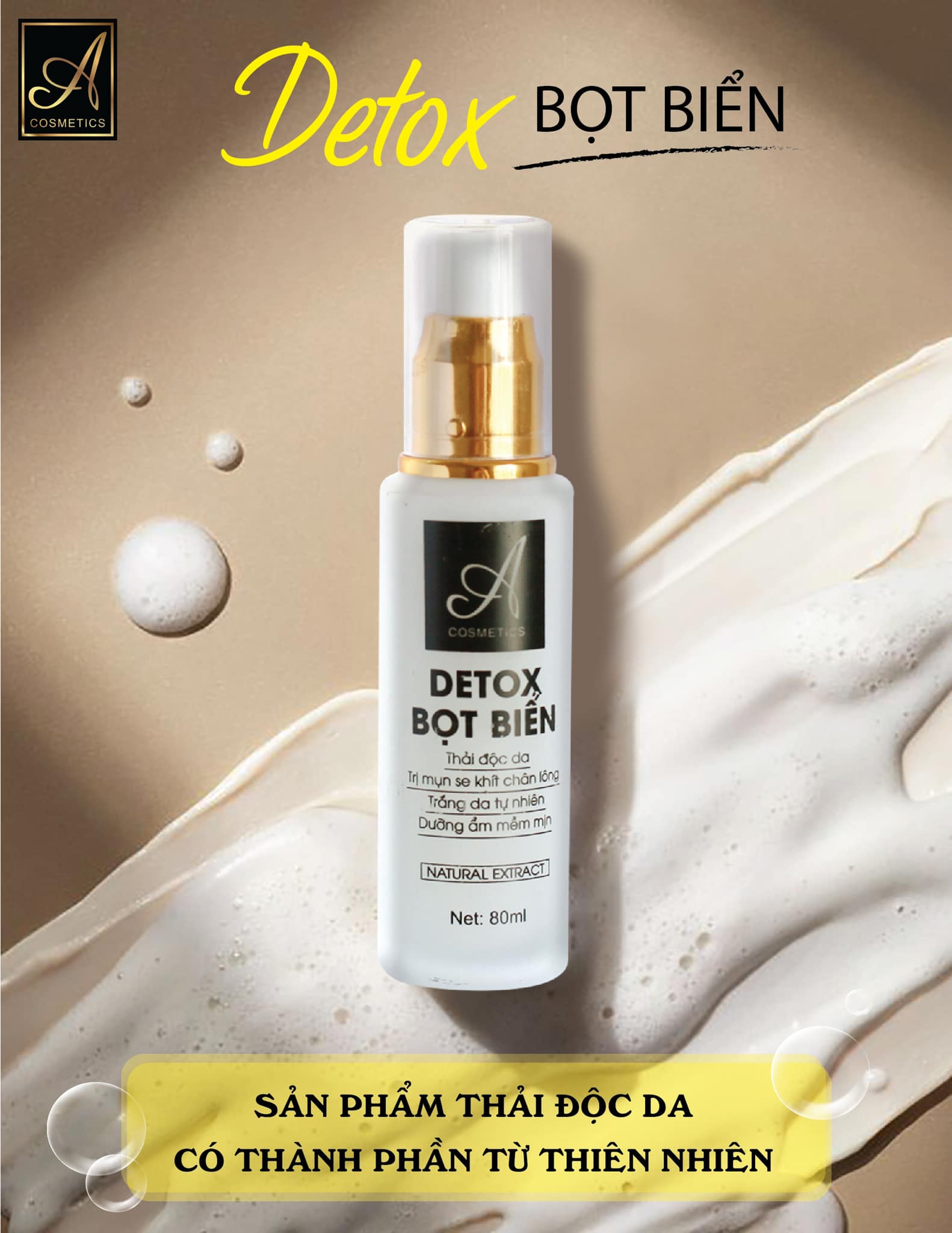 Mặt Nạ Thải Độc Detox Bọt Biển Acosmetics 80ml