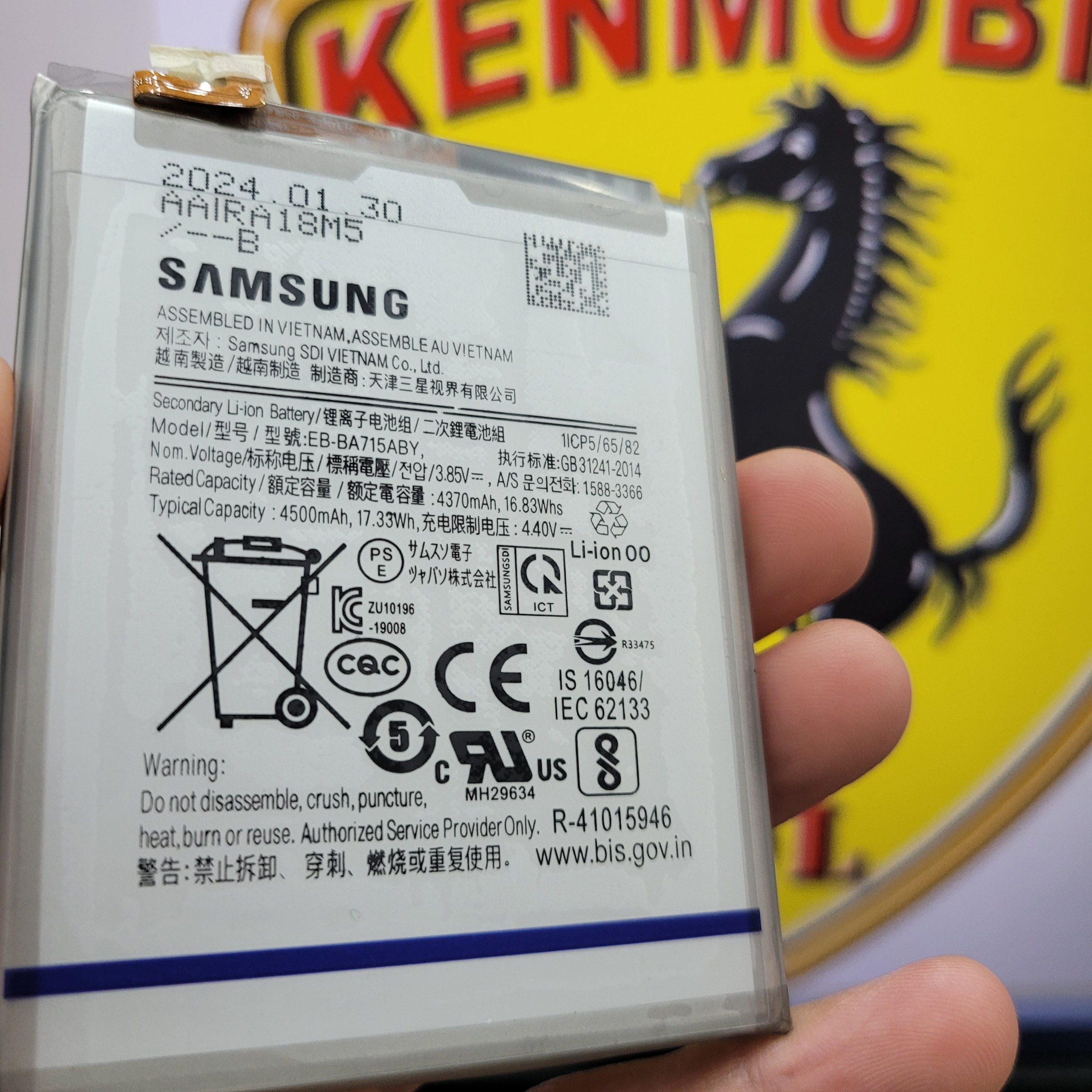 Pin zin samsung galaxy a71 / sm-a715