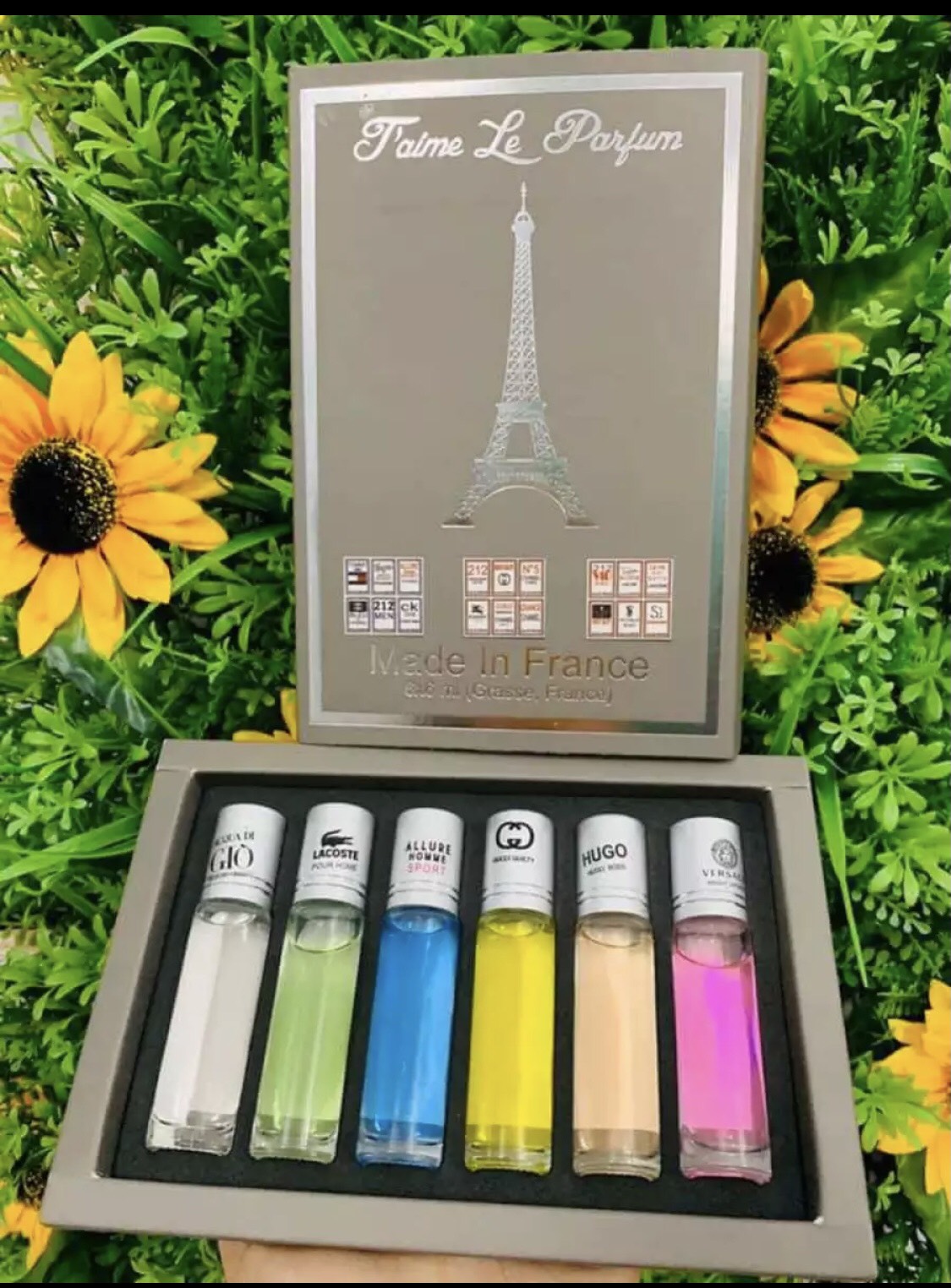 Set 6 Chai Nước Hoa Phap Dạng Lăn - 20ml chai