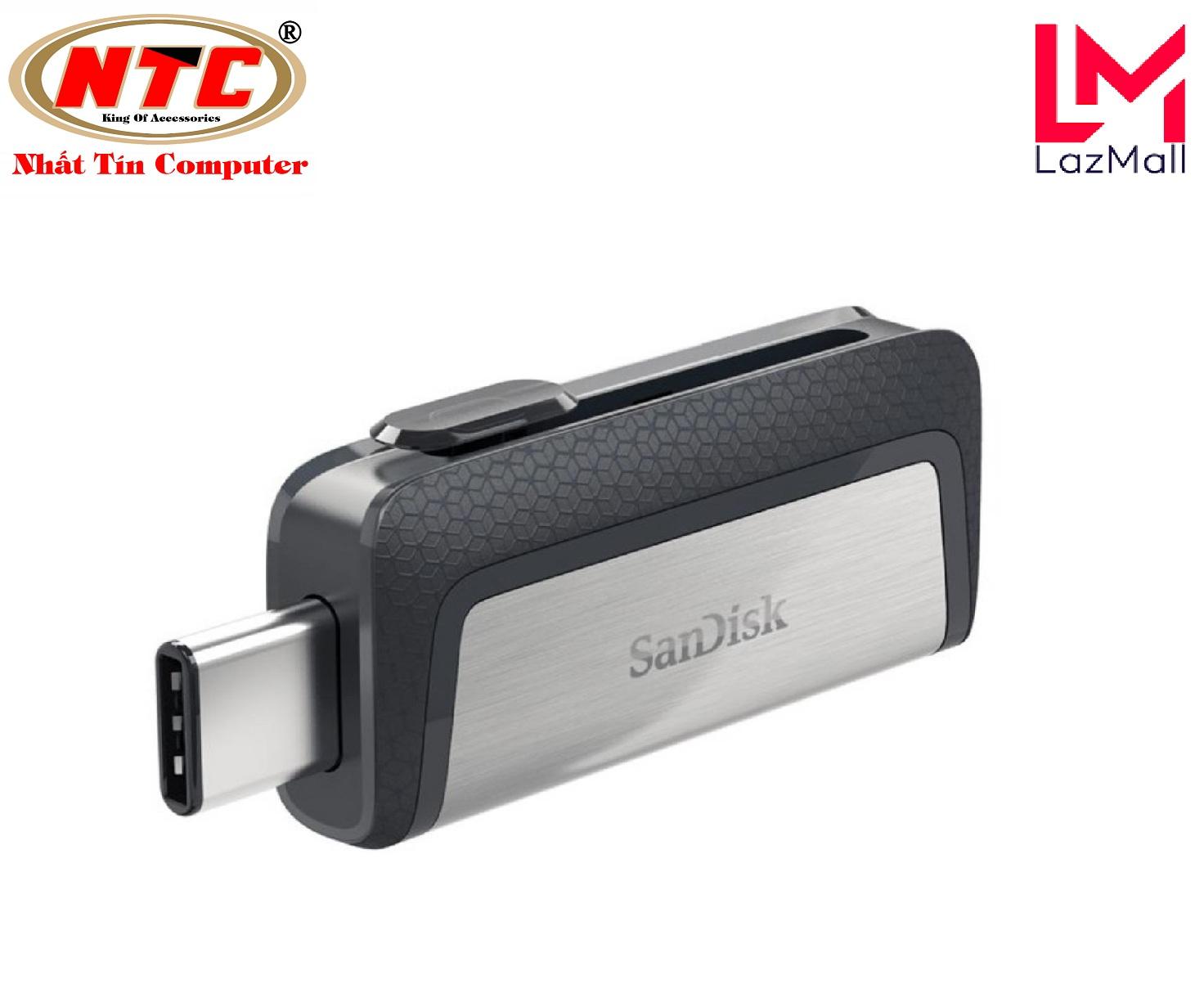 USB OTG Sandisk Ultra Dual Type-C 3.1 64GB 150MB/s (Bạc)