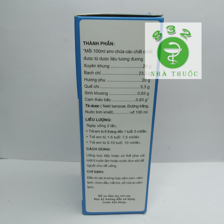 Cảm Xuyên Hương Plus chai 100ml