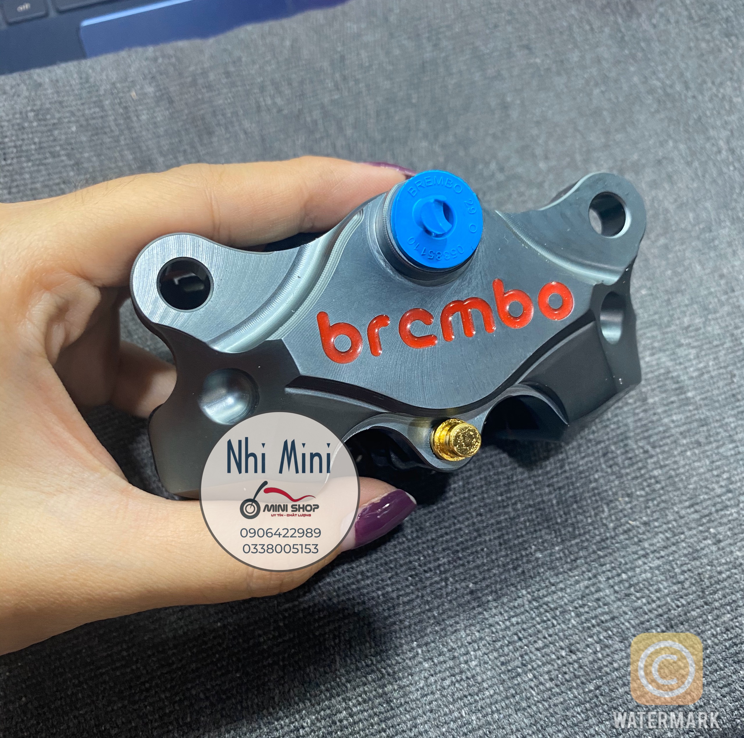 HEO DẦU BREMBO NHÔM MÀU