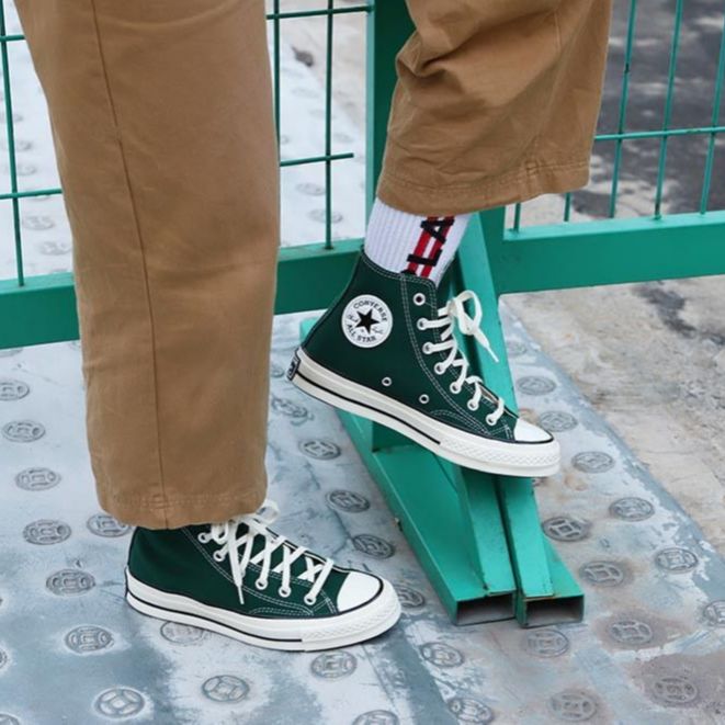 Giày C0nverse 1970s Midnight Clover High Top (cv 1970s màu xanh lá)