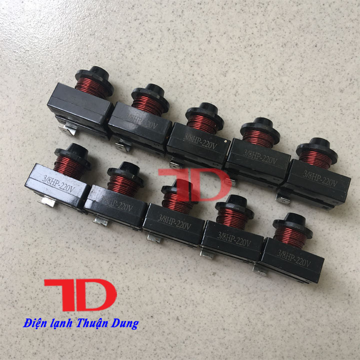 Rờ le cơ block tủ lạnh, tủ đông 3 phần 8 ngựa