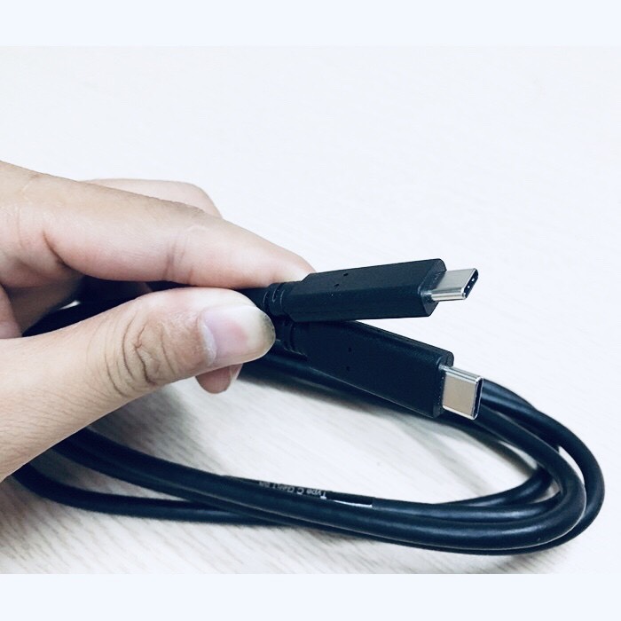 Cáp sạc Type_C to Type_C real 1m
