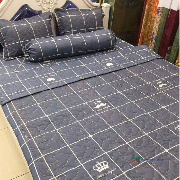 Chăn hè trần bông 2 mặt poly cotton nhiều mẫu