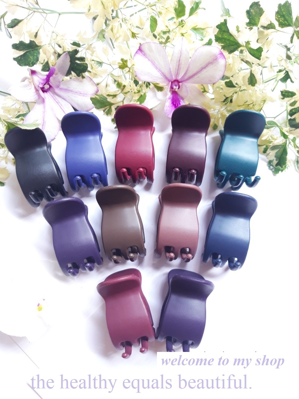 Lố 5 Cái kẹp Tóc nhám 5r ( nhựa tốt, bền, khó gãy).